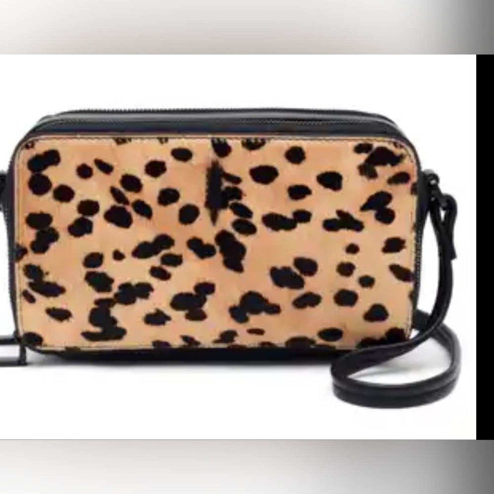 Thacker Callie Leopard Print Small Crossbody Bag - image 1